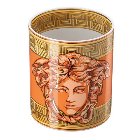 vaso porcellana rosenthal versace medusa bianco|Collezione Rosenthal: arredamento di lusso .